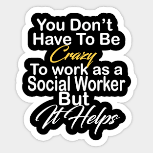 Social Worker Sticker